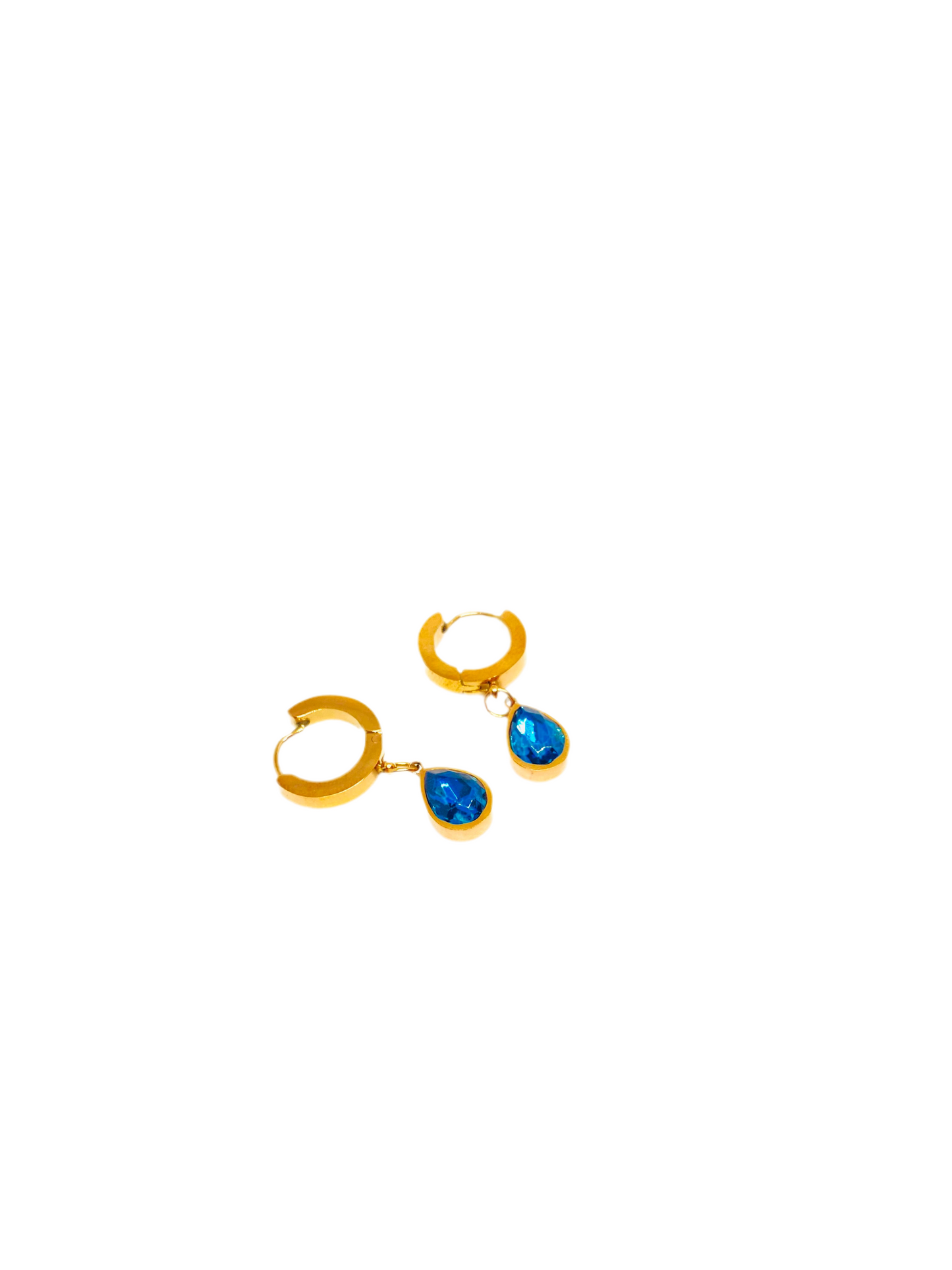 Blue Drop Earrings