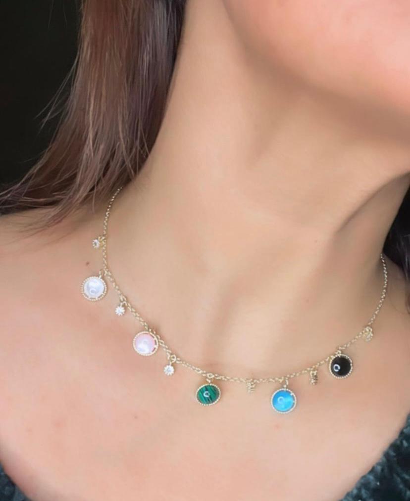 Vine Circular Charmed Chain