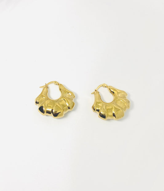 AC12230046-Gold Earring